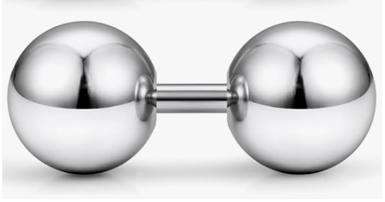 10g Big Ball 6 8 10mm Build Your Own Pressure Barbell Guiche Frenum VCH Ring Hot