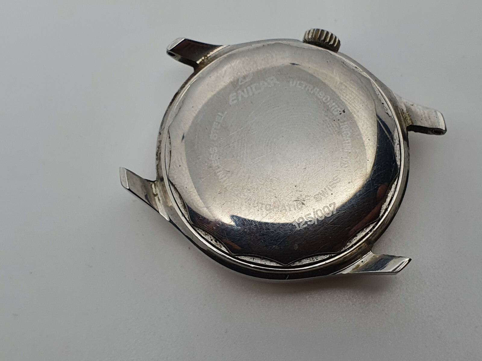 Vintage ENICAR watch cal 1145 automatic ref 125/007 needs attention