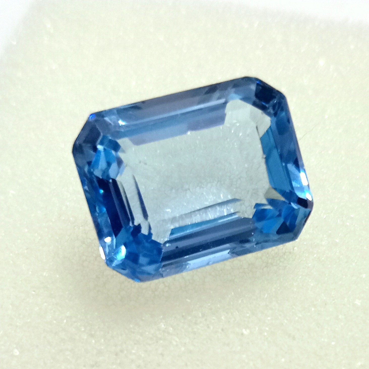Awesome Blue Aquamarine Emerald Cut 9-11 Ct Natural Loose Gemstone EGL Certified