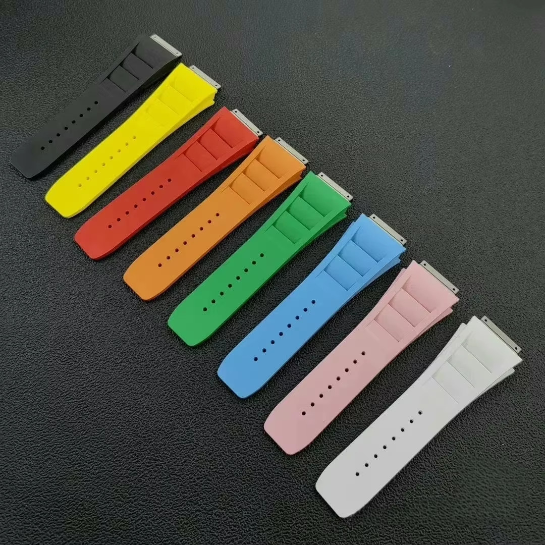 Replacement FKM Rubber Watch Strap Fits Richard Mille RM010 RM029 RM17-01 M Size