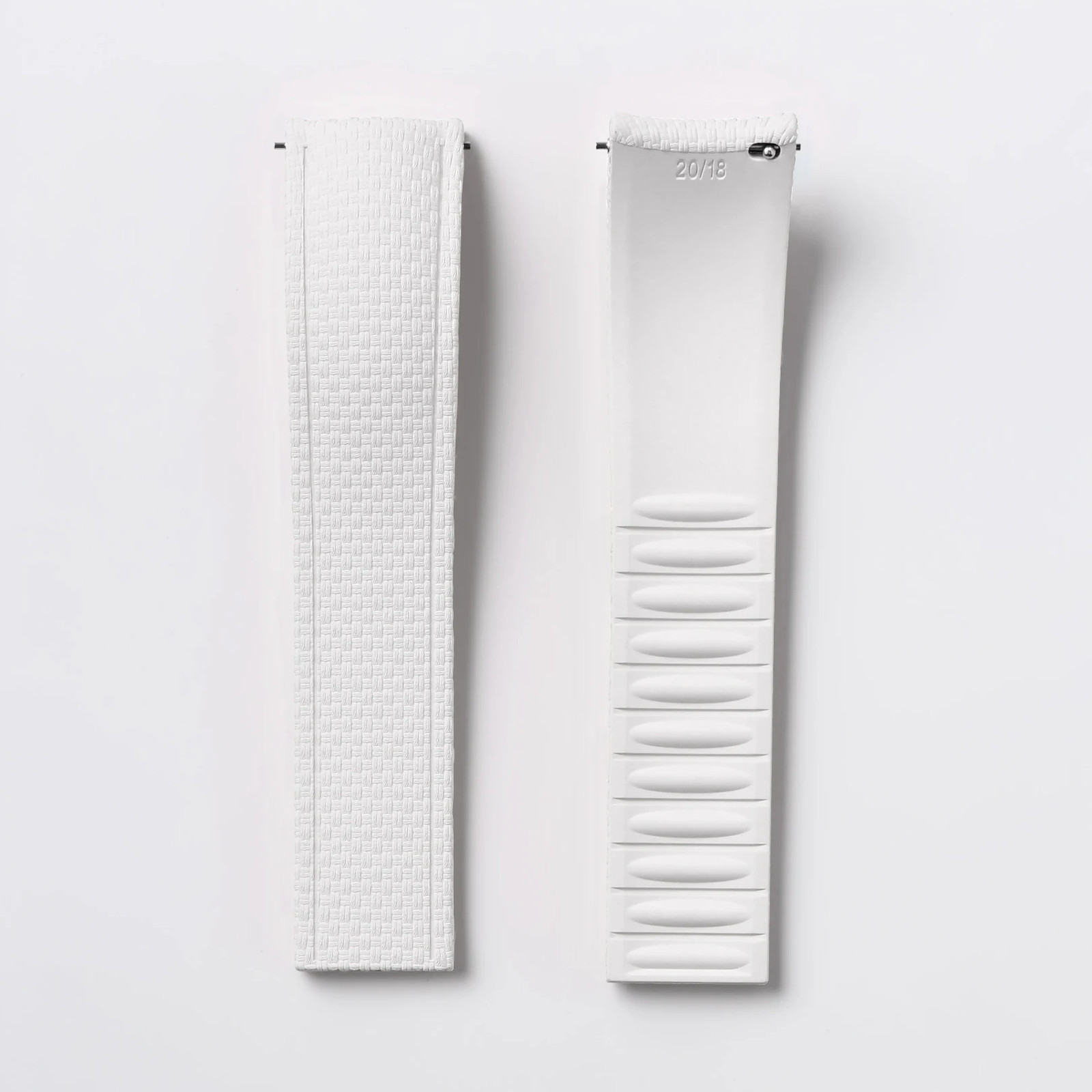 LATEST STYLE CTS FKM Rubber Strap 18/19/20/21/22/24Mm Curved End Snap Deployant