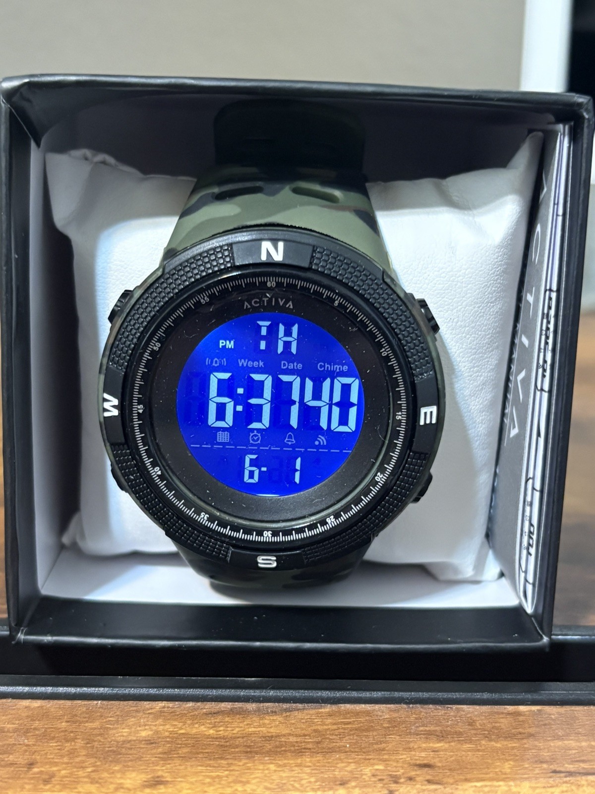 New! Activa Summit X Invicta Men’s Digital Watch-50mm Camouflage ACW1915MC-001