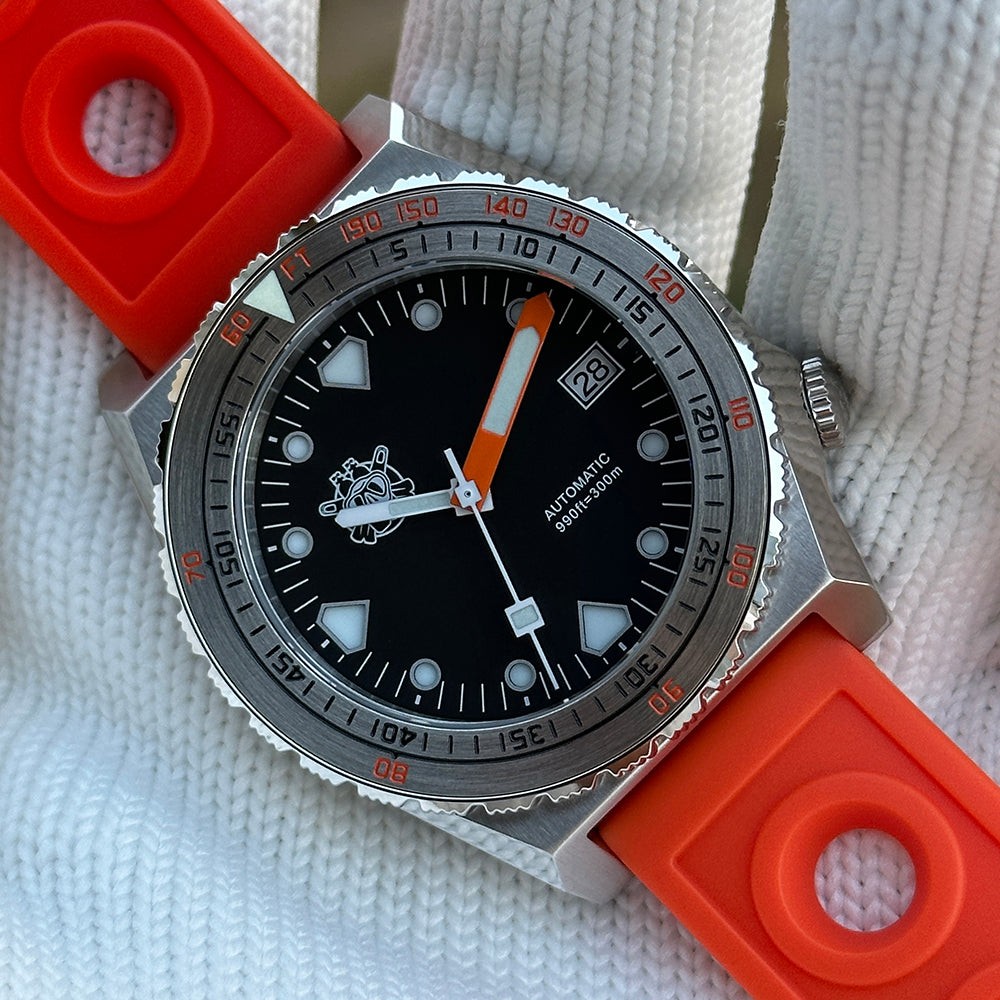 STEELDIVE SD1936 Mens 40mm 300M Automatic Dive Watch NH35 Sapphire Steel