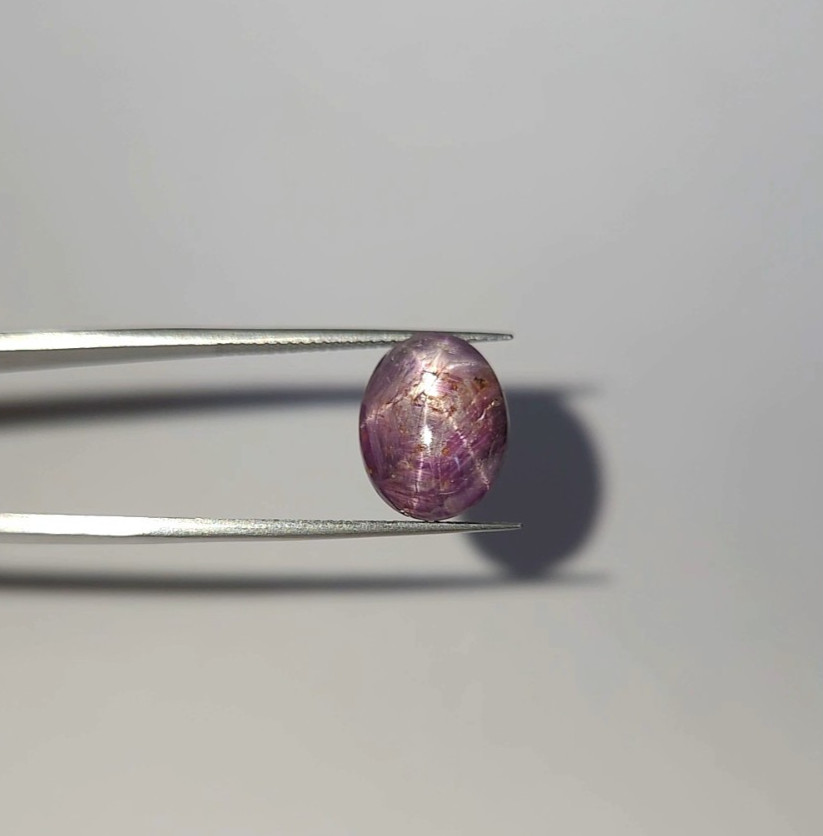 Natural 12.30 ct Star Sapphire Antique Purple Oval Cabochon loose gemstone
