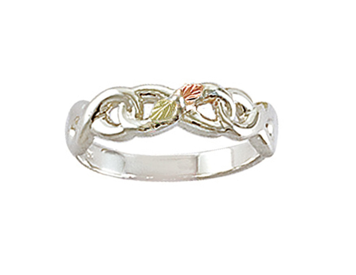 Landstrom’s Black Hills Gold on Silver Eternity Ring MRLLR2316