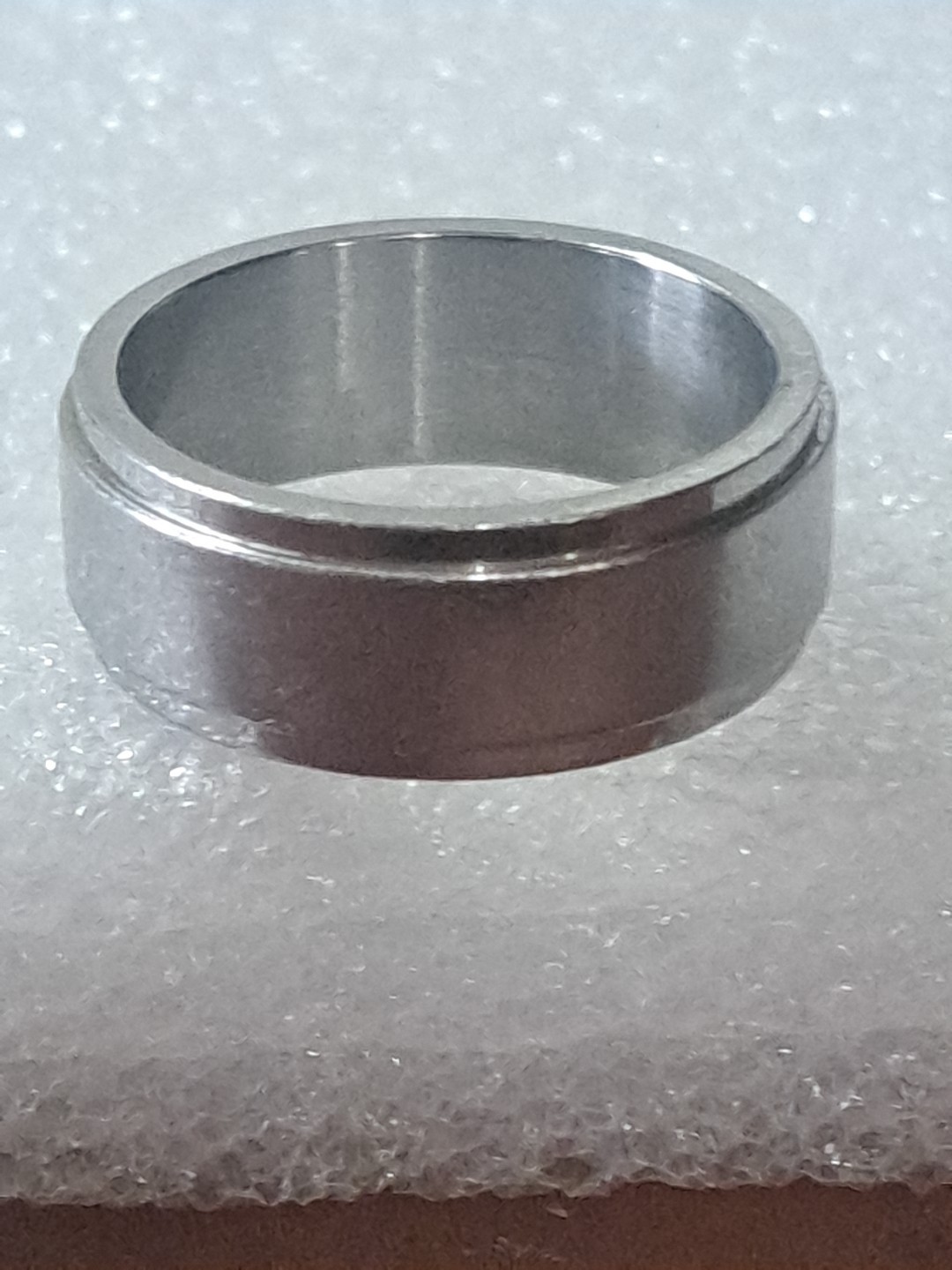 3 Metal Rings Heart Beat Wedding Band, Celtic Tribal Knot & Smooth Size In Pics
