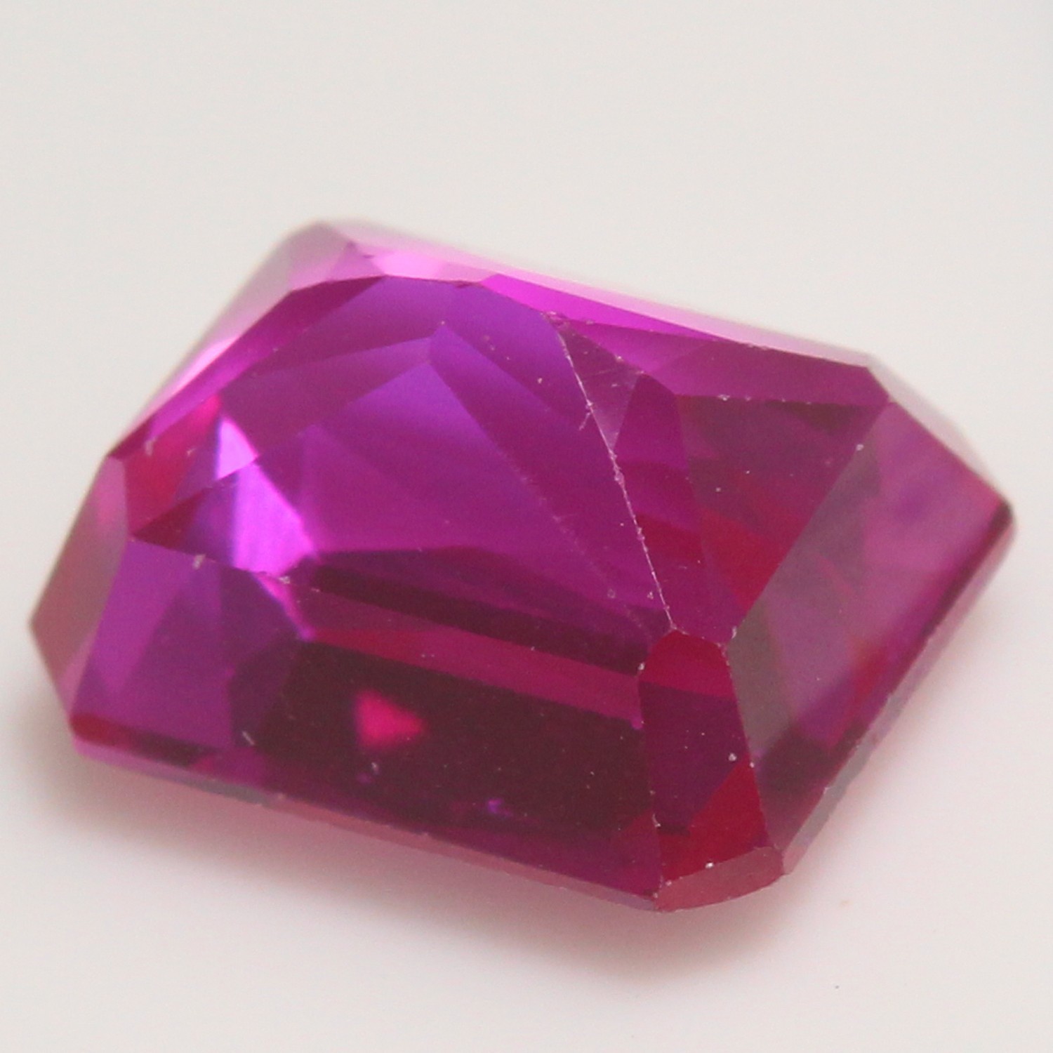 Certified 13.1 Ct Natural Utah Red Beryl Bixbite 13×11 MM Emerald Cut Gemstones