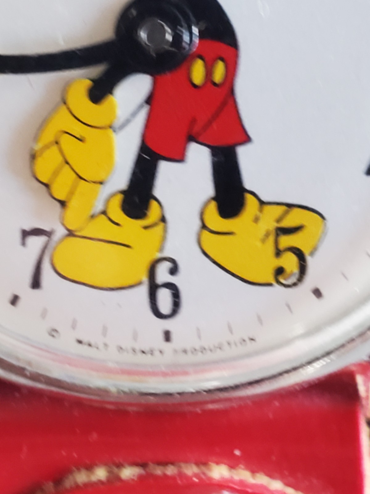 Vintage Mickey Mouse Watch Ingersoll Timex Disney Mechanical WORKS GREAT