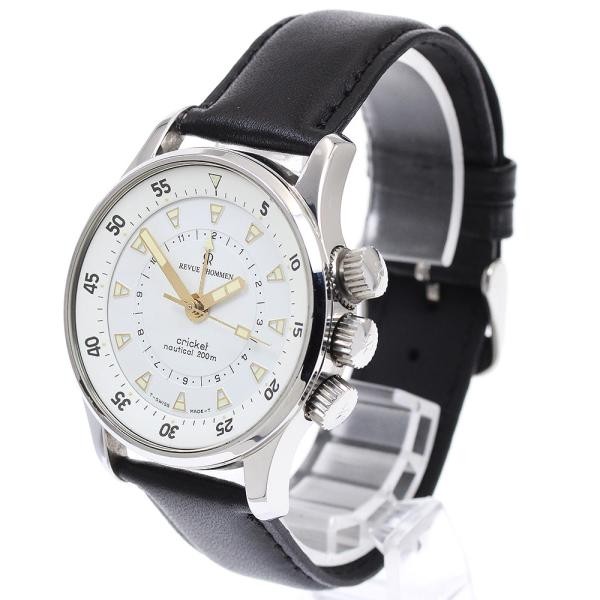 REVUE THOMMEN CRICKET NAUTICAL 7910001 38mm SS White #C21490