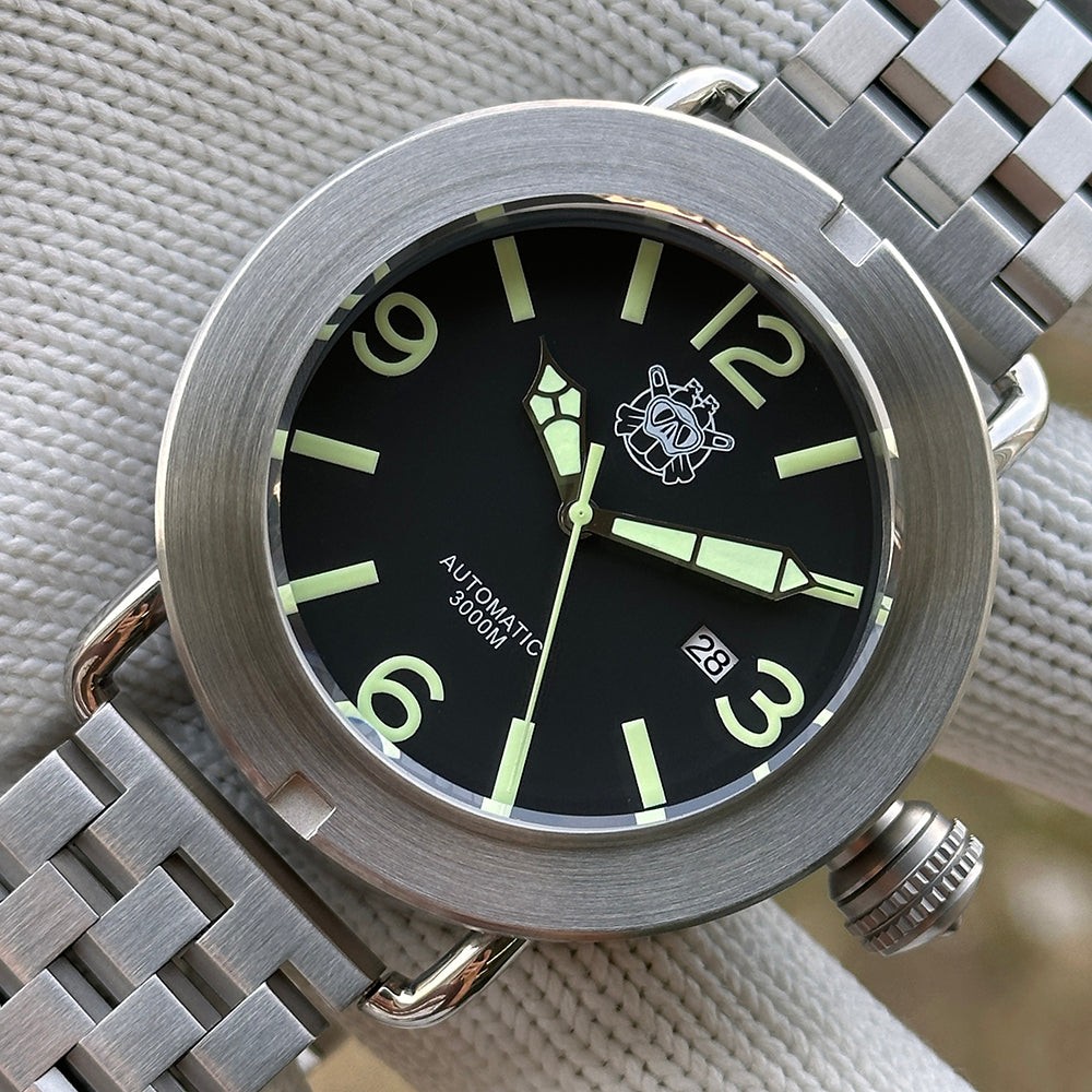 STEELDIVE SD1912 Mens 47mm 3000M Automatic Dive Watch NH35 Steel V2
