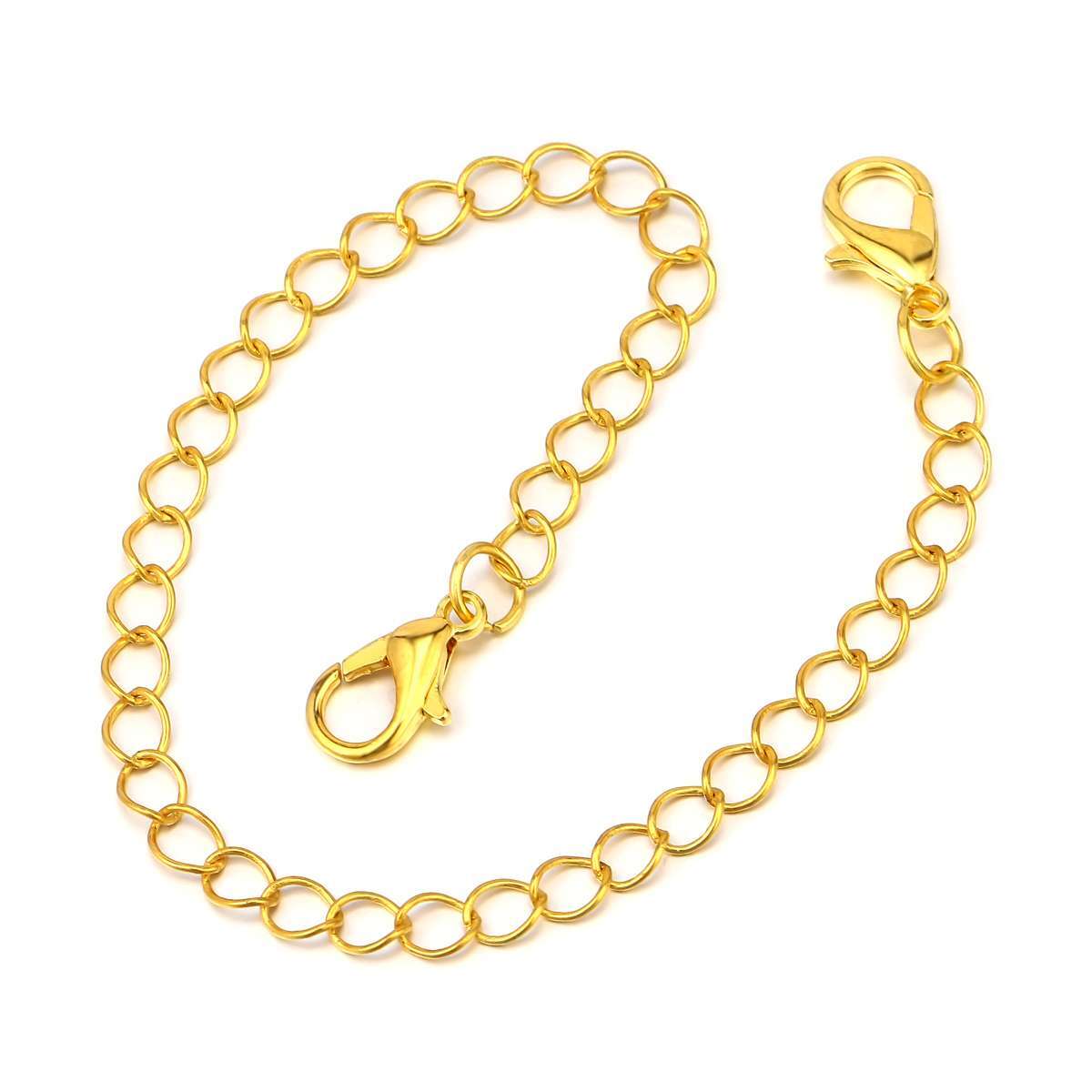 12 Pcs Extender Safety Chain Extender Necklace Bracelet Lobster Lock 2″ 3″ 4″ 6″