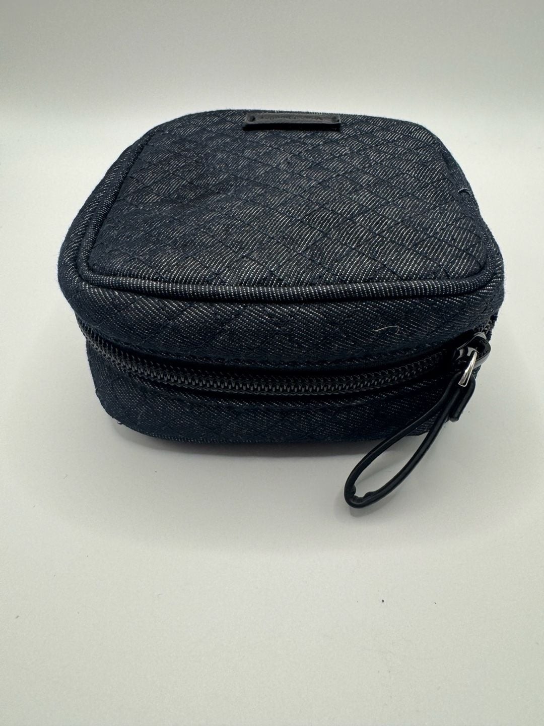 Vera Bradley Quilted Denim Jewelry Organizer Travel Case
