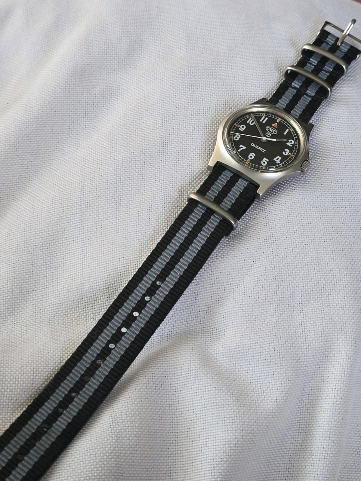 1990 Royal Navy CWC G10 Swiss Made Military Issued Quartz Wristwatch