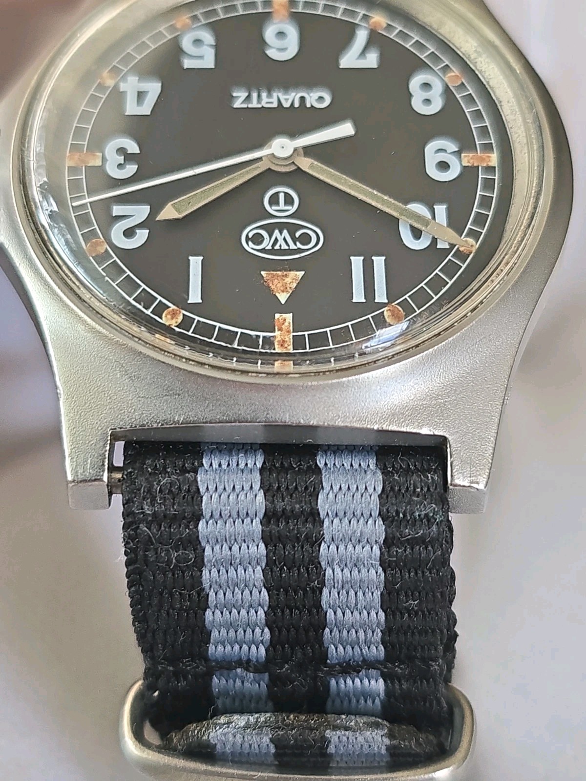 1990 Royal Navy CWC G10 Swiss Made Military Issued Quartz Wristwatch