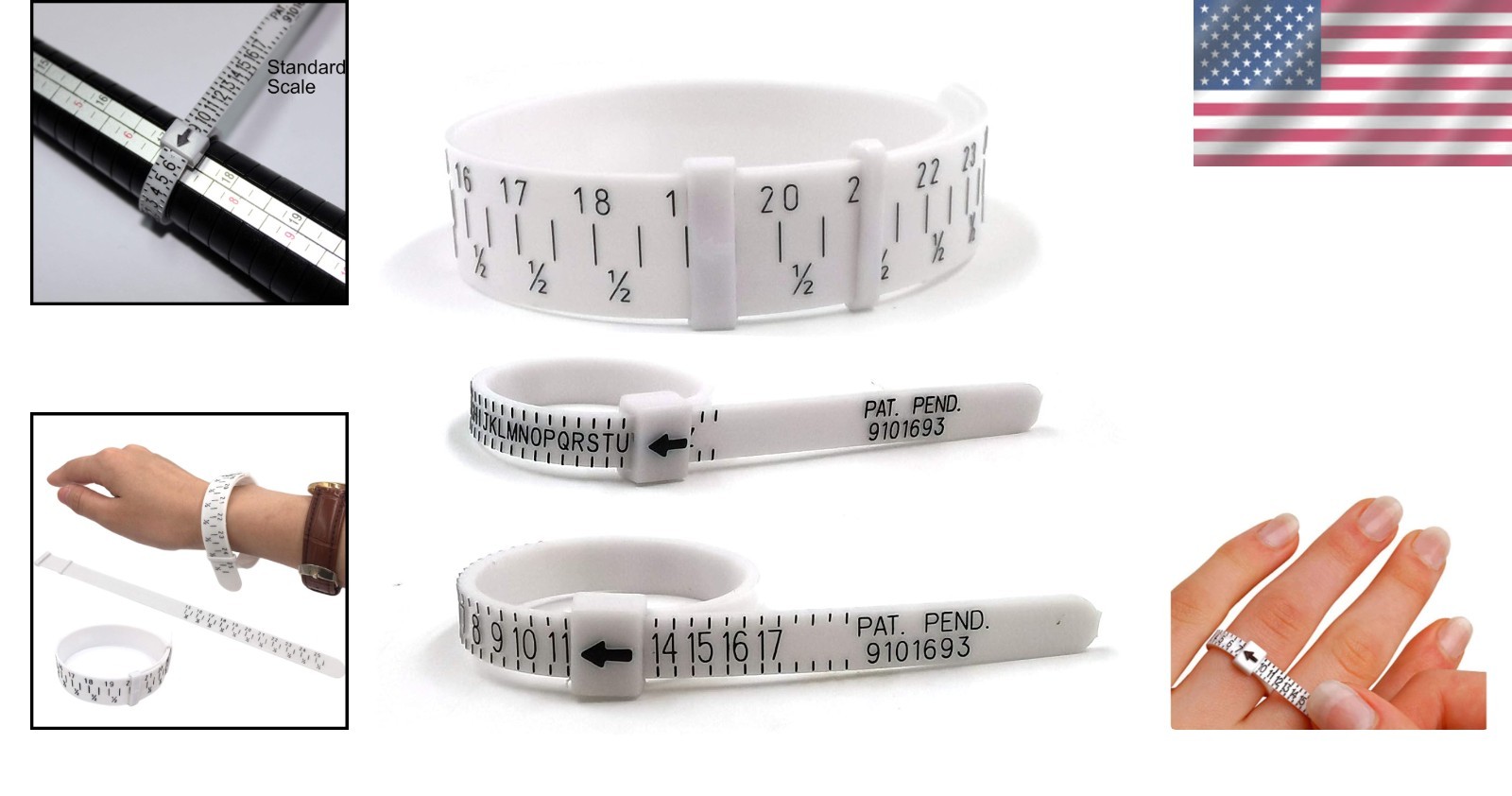 Durable Ring and Bracelet Size Gauge with Eco-Conscious Materials – 24/7 Support