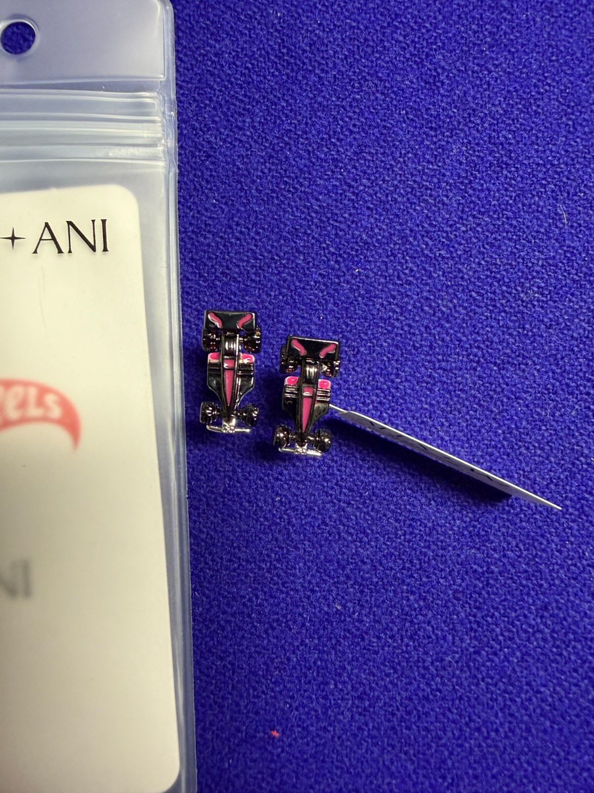 Alex And Ani Hot Wheels Racecar Stud Earring NEW