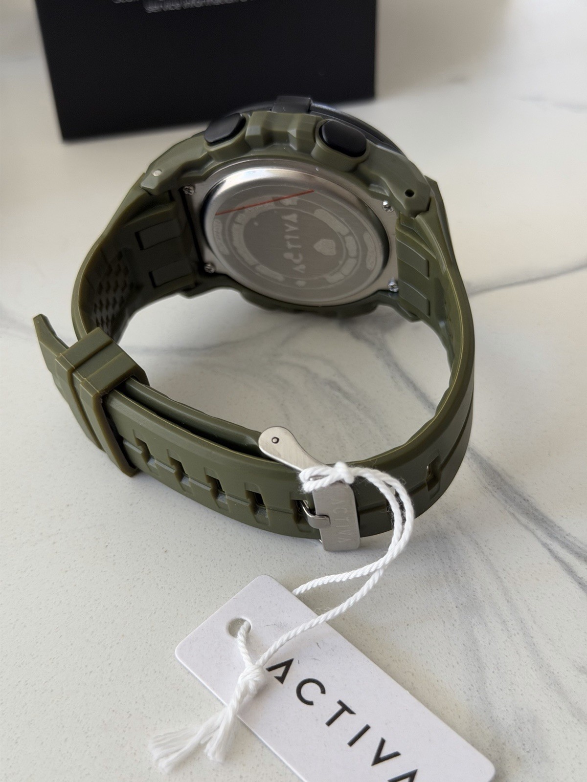 Activa Spry X Invicta Digital Essentials Men 53mm ABS Army Green ACW2583-005 NEW