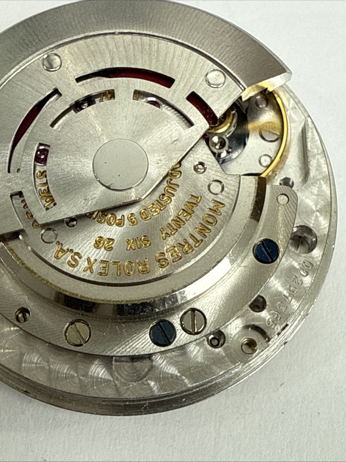 Rolex President 36 mm 1556 Non Quick Set Complete Movement, Pie Pan Dial & Crown