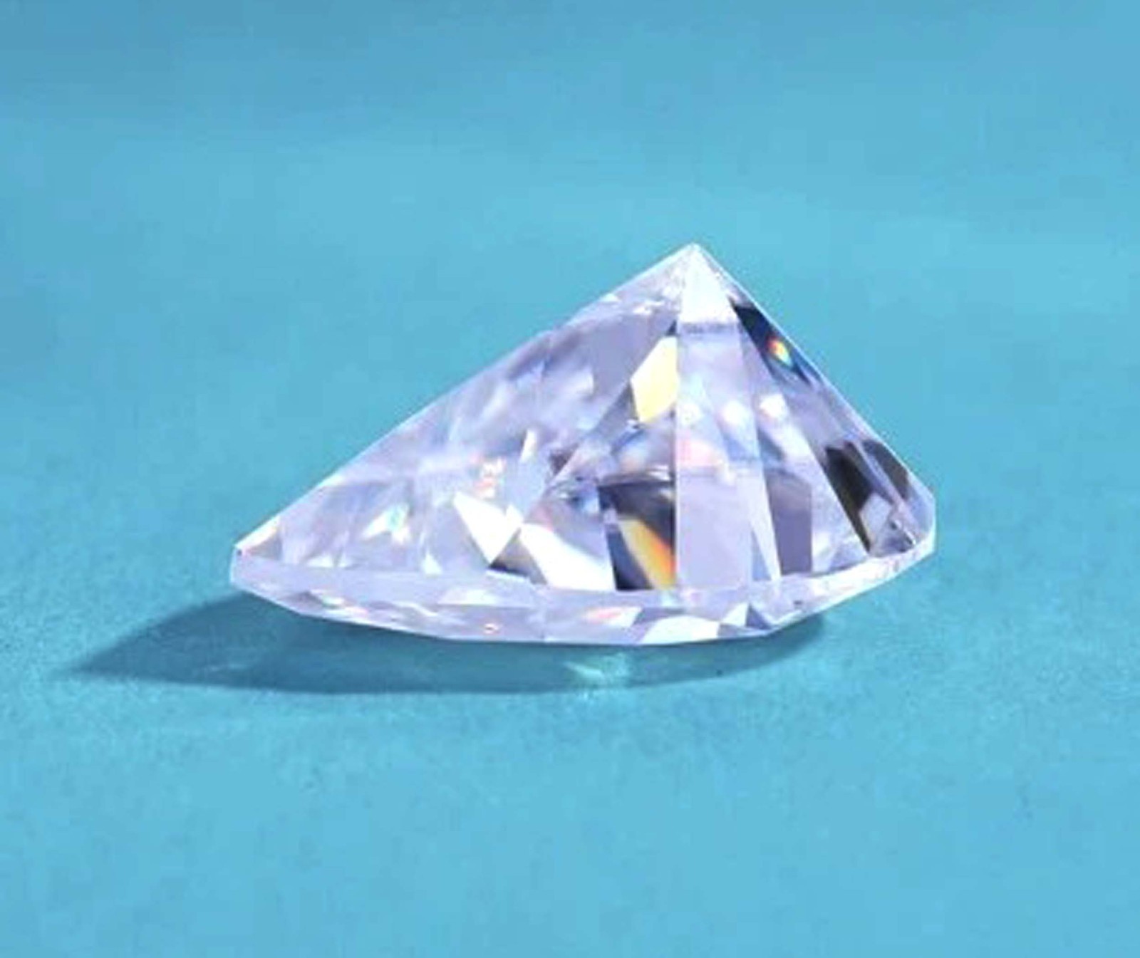 3.00 Carat Pear Cut White Diamond VVS1 Color CVD Certified Loose Gemstone 5SDK