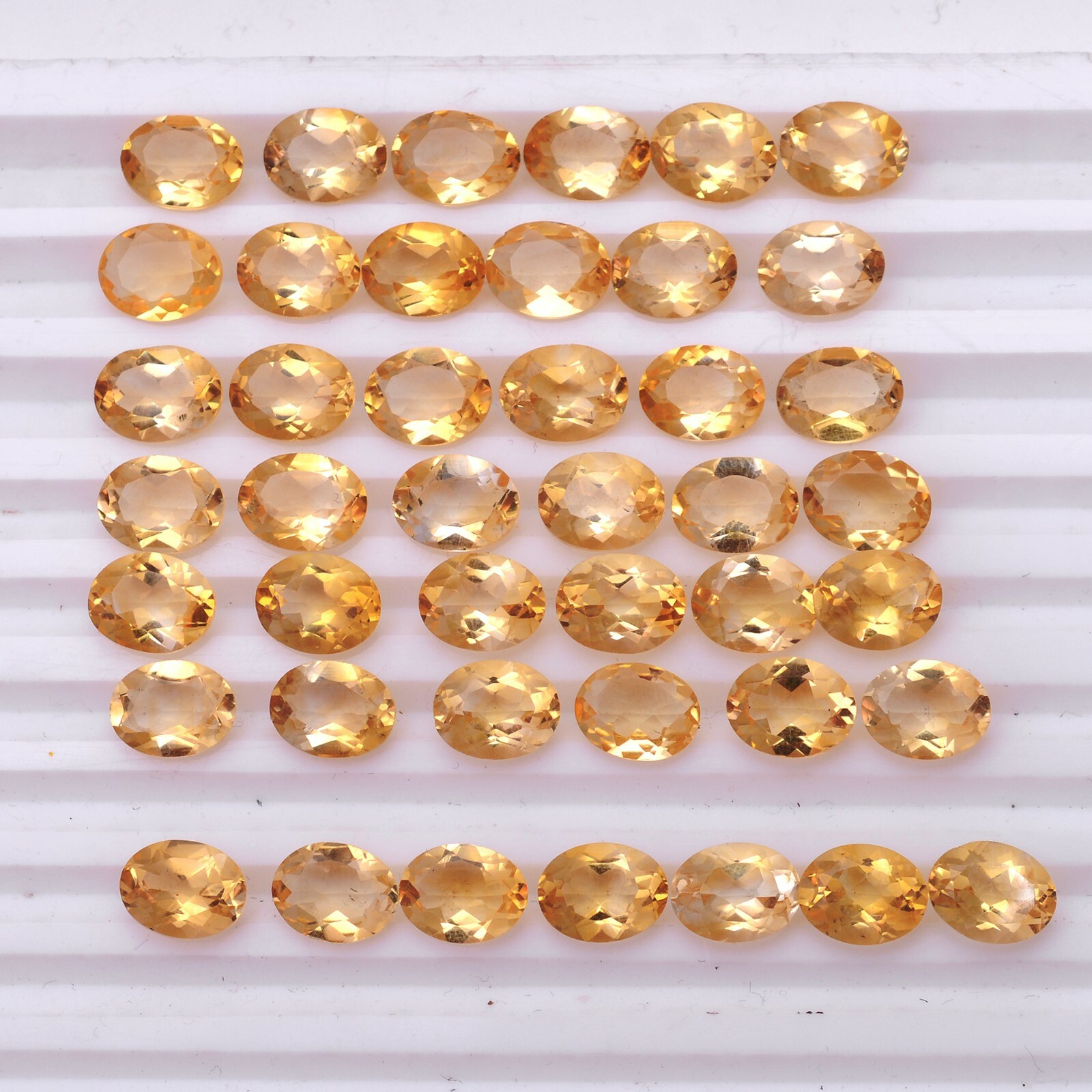 VVS 20 Pcs Natural Citrine AAA Quality Oval Cut Lot Sparkling Gemstone~ 9mmx7mm