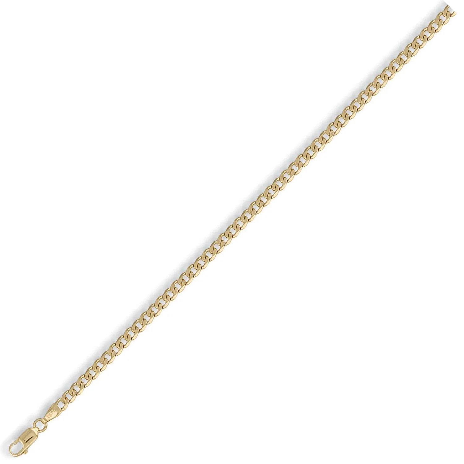9ct Yellow Gold Curb Chain Necklace/Bracelet 7″ 8″ 16″ 18″ 20″ 6.2mm wide