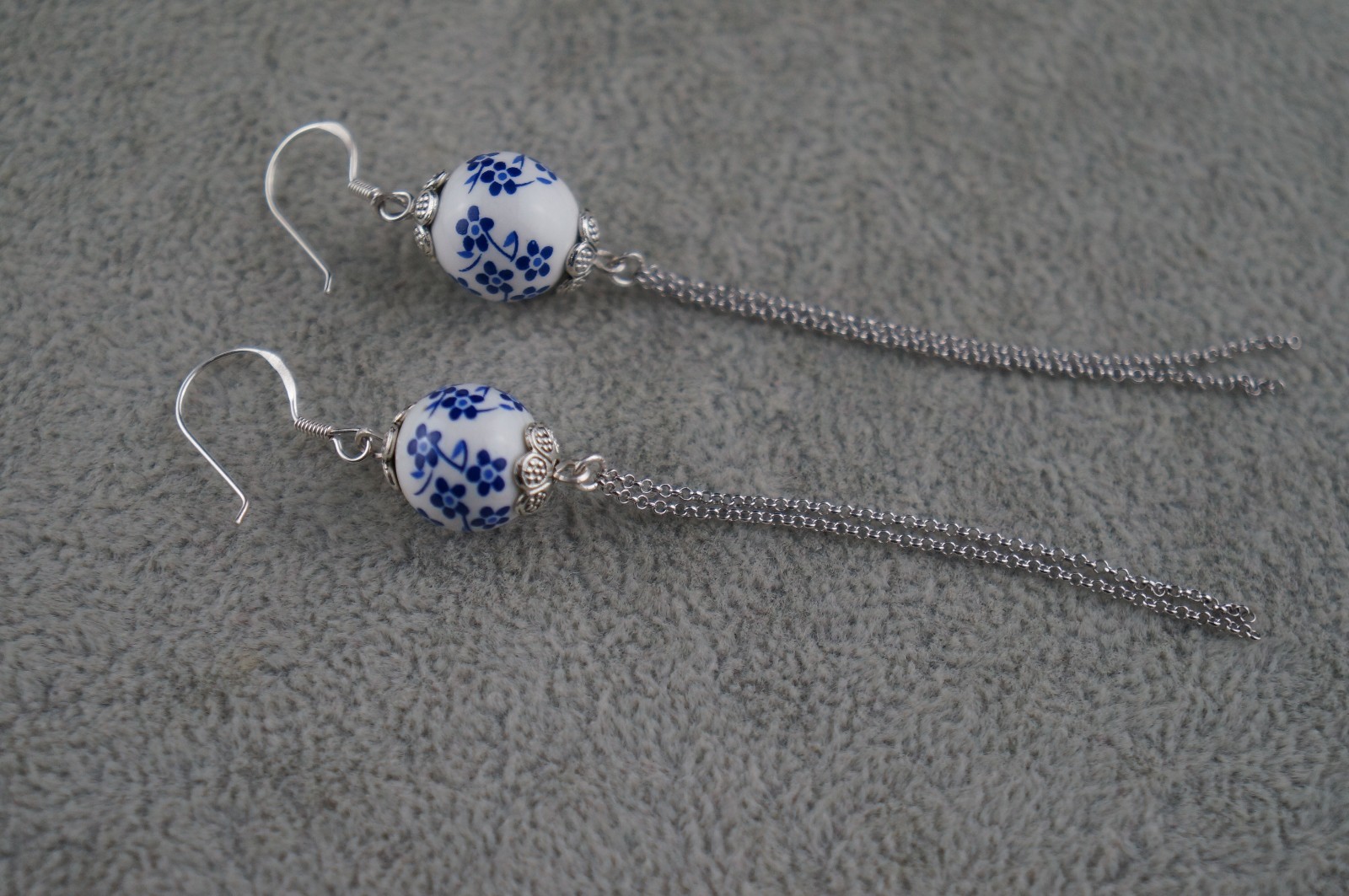 Dr. Pearl Dangle Earring with 925 Silver Hook