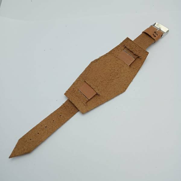 18 mm Bund Cuff Hollywood Citizen Bullhead Brad Pitt Brown Strap BRQ69ARL2