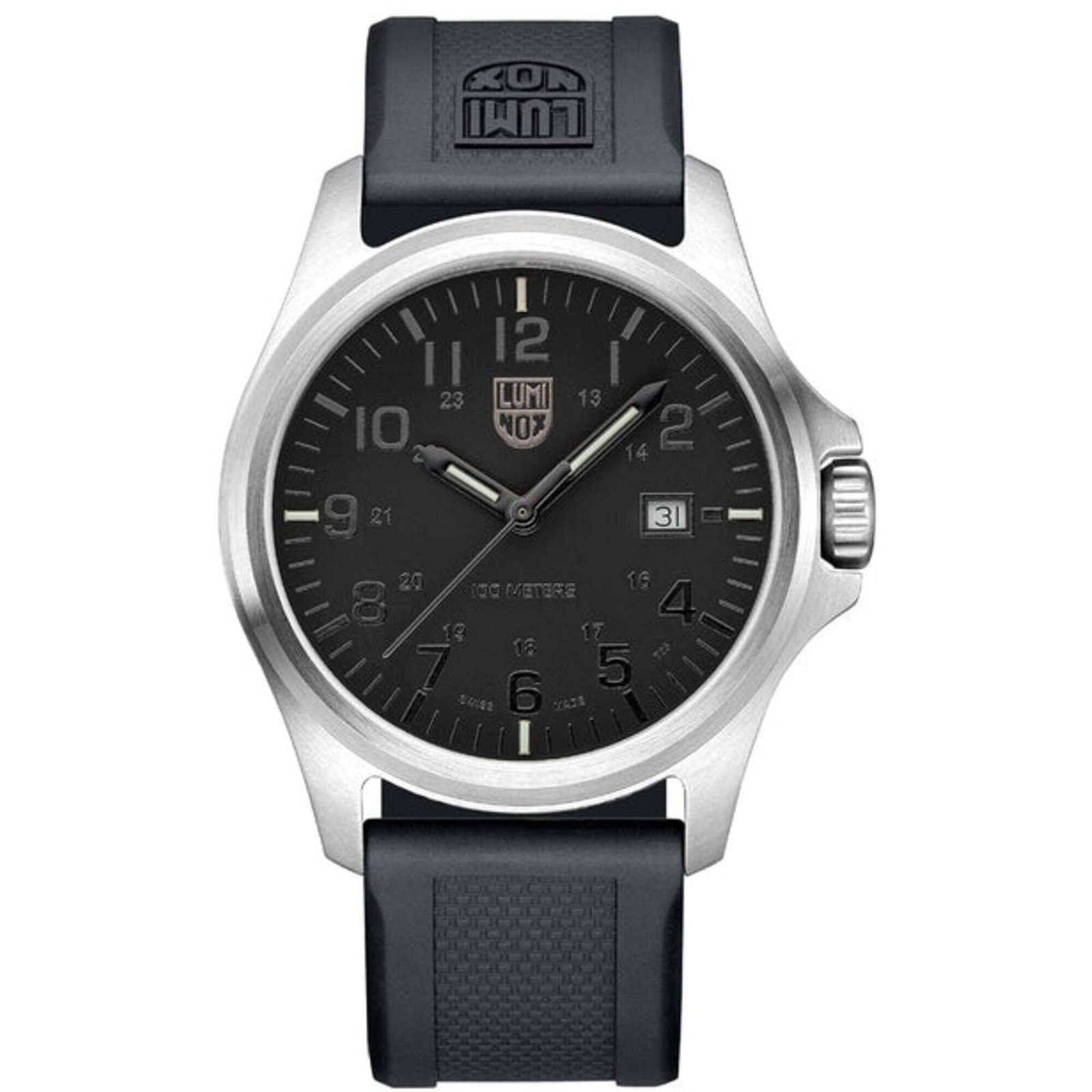 Luminox Men’s Watch G Steel Quartz Black Polyurethane Strap X2.2502