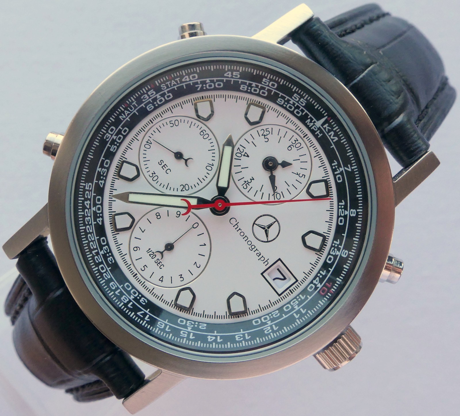 Mercedes Benz Classic Car Accessory Driver Made in Germany Watch Chronograph