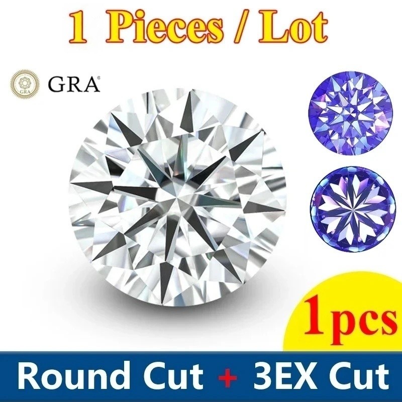 0.1-1ct Factory Directly Sale D Color VVS1 Moissanite Melee Per Lot Moissanite