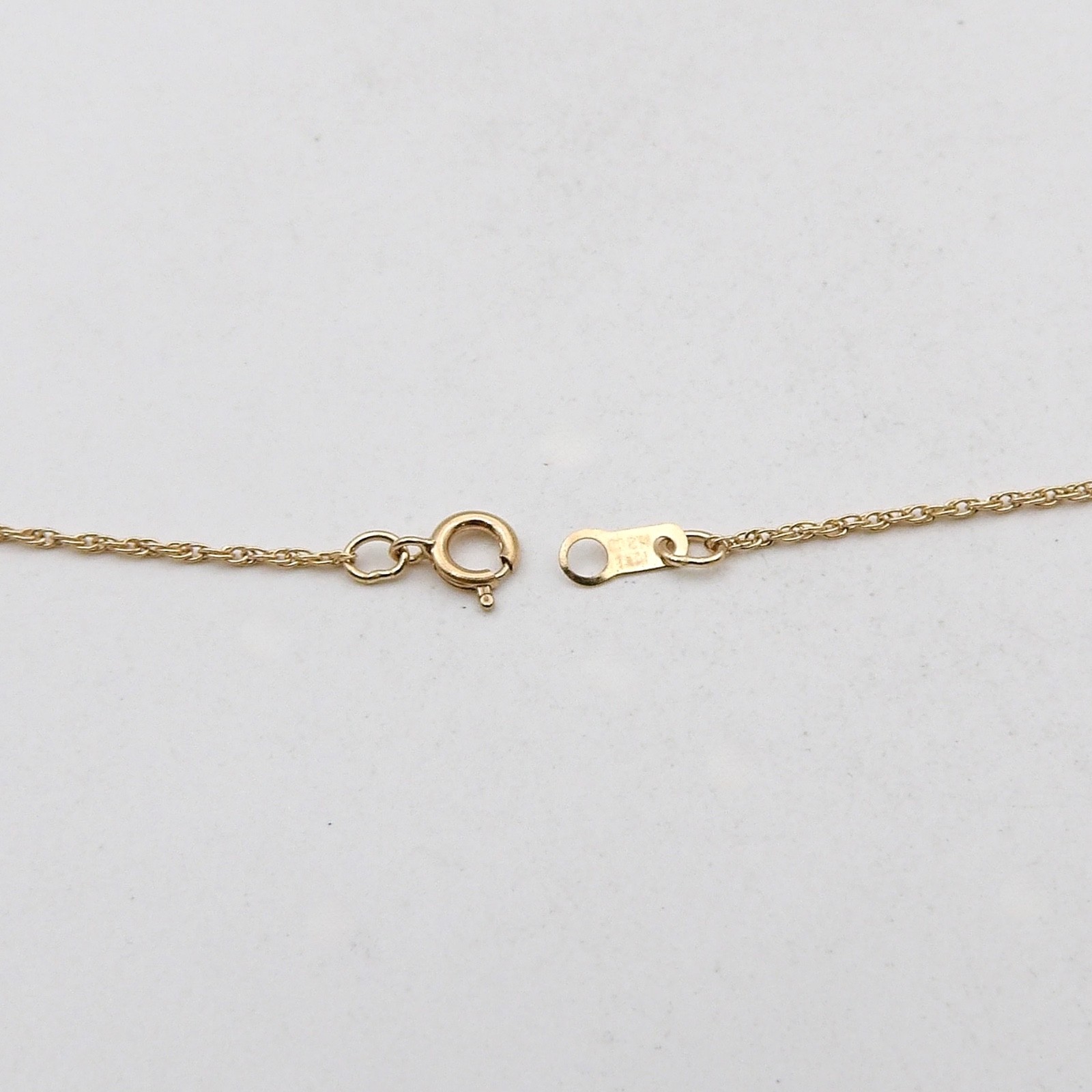 Solid 14k Gold Natural Ruby July Birthstone Pendant Chain Necklace 18in New