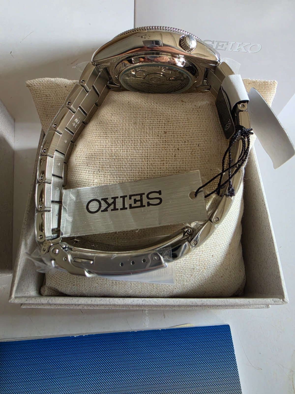 SEIKO 5 Sports SSA061K1 Automatic Watch Silver Exhibition Caseback 4R37