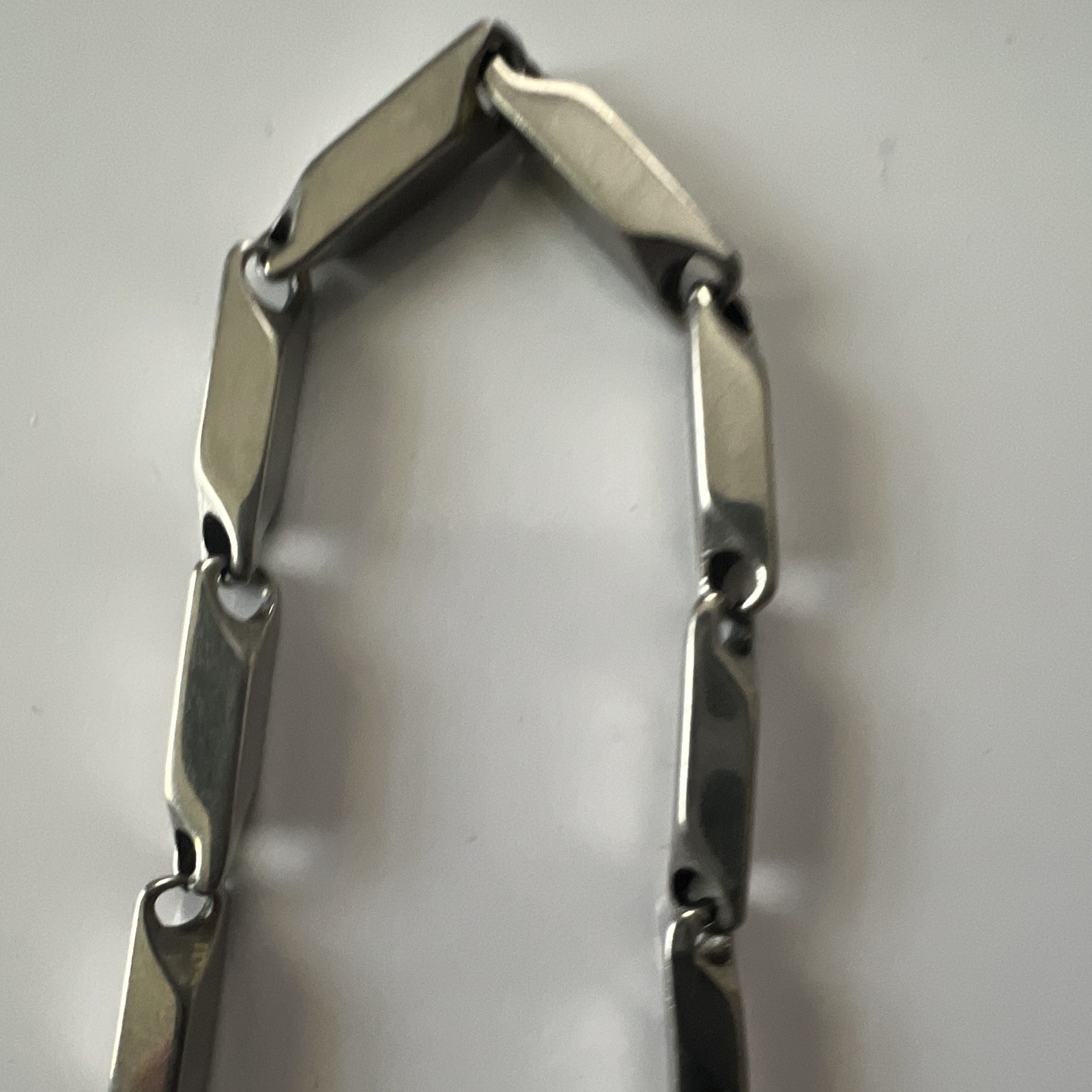 Stainless Steel Silver Tone Link Chain Necklace 20 in Lobster Clasp No Stone