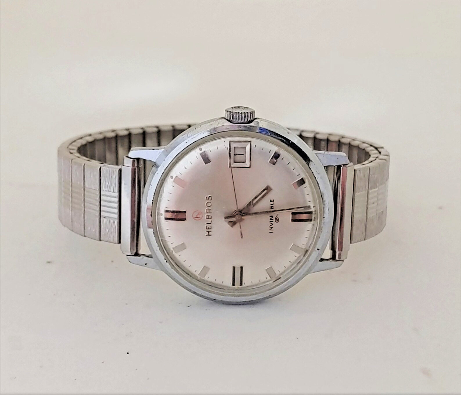 Vintage HELBROS Invincible Manual Wind Men’s Watch