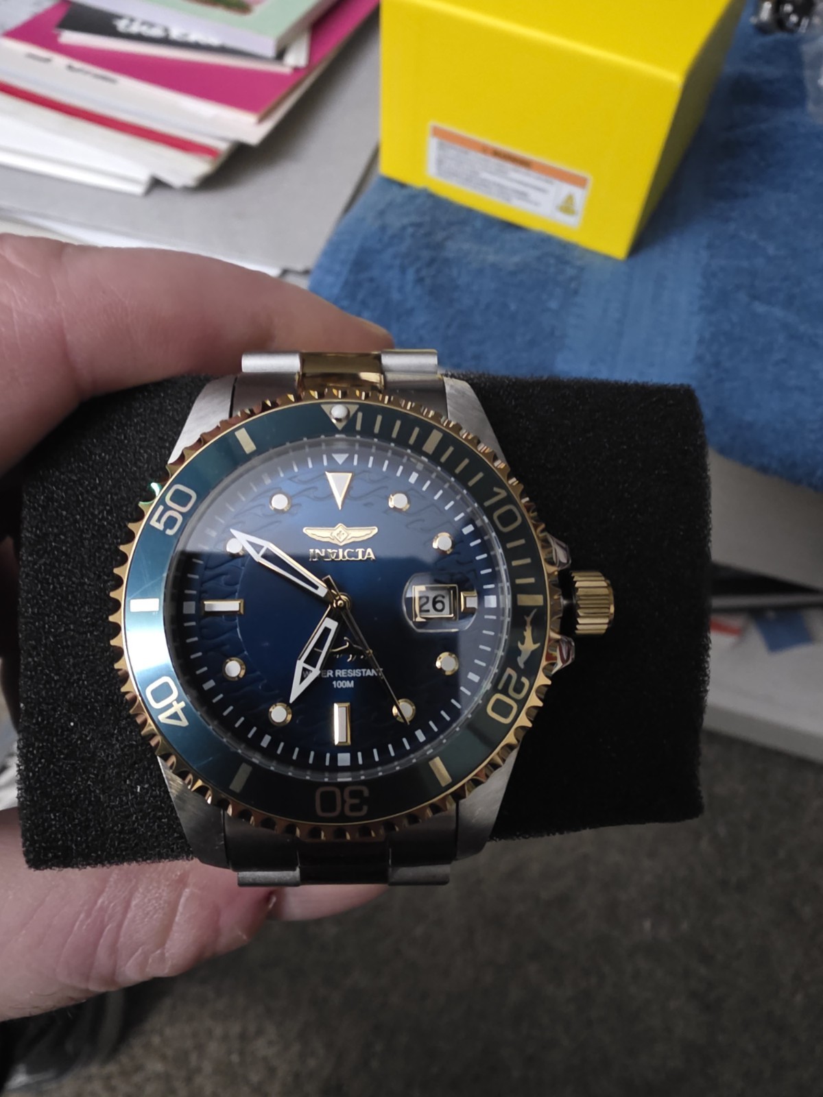 Invicta 48791 Pro Diver New Two-Tone Blue/Gold 43mm