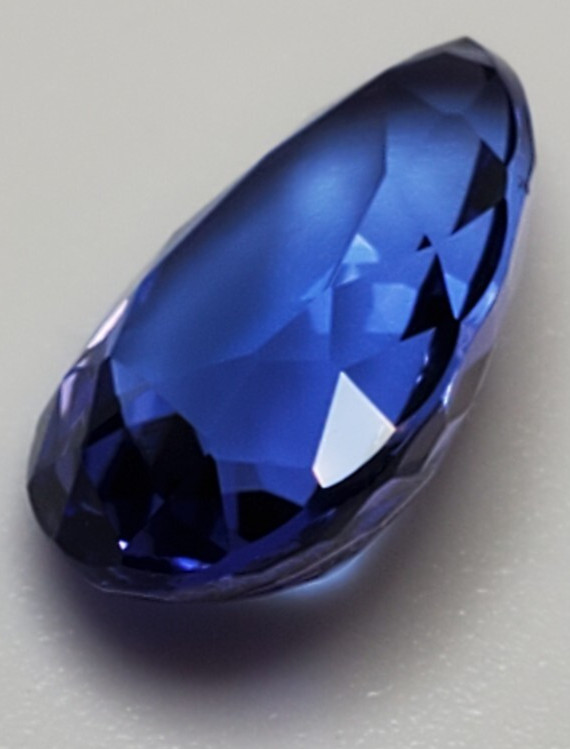 1.98 CTS , PEAR-SHAPED, TEARDROP CUT BLUE TANZANITE 10.25 MM – USA SELLER