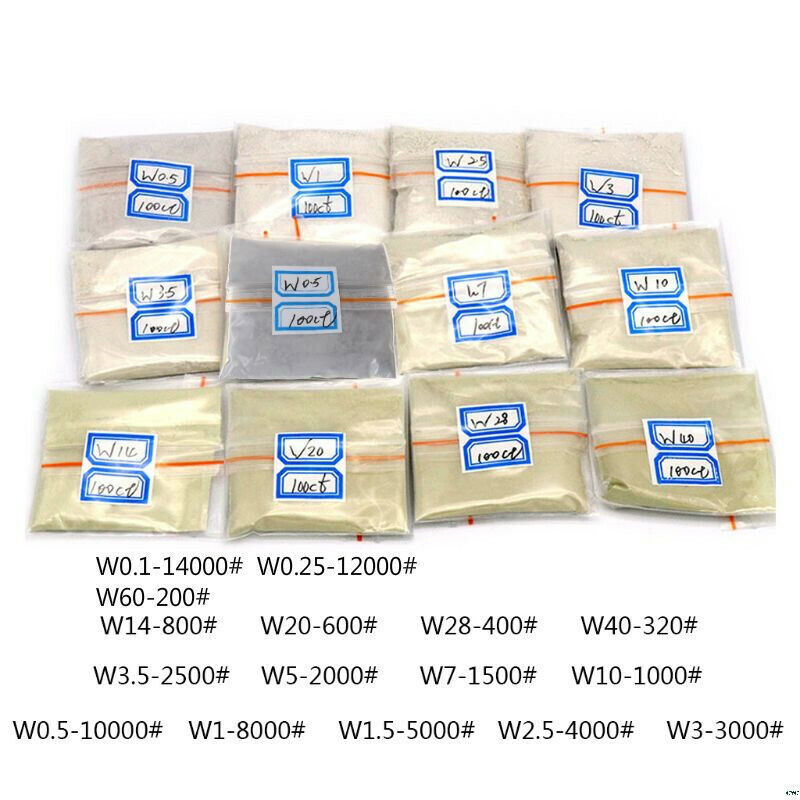 Polishing Diamond Powder 200 to 14000 Grit Mesh 100 carats = 20 grams