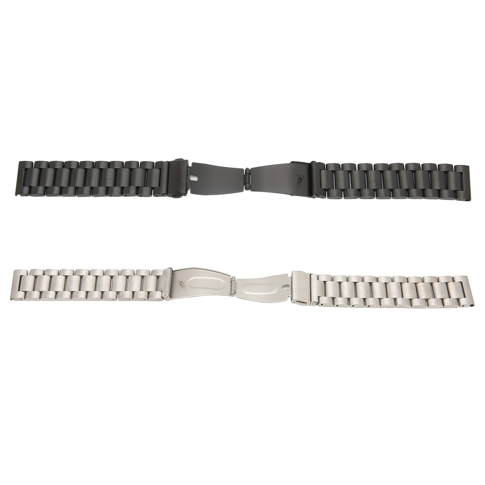 Smartwatch Band 20mm Double Buckle Wrist Strap Matel With Watch Pin For