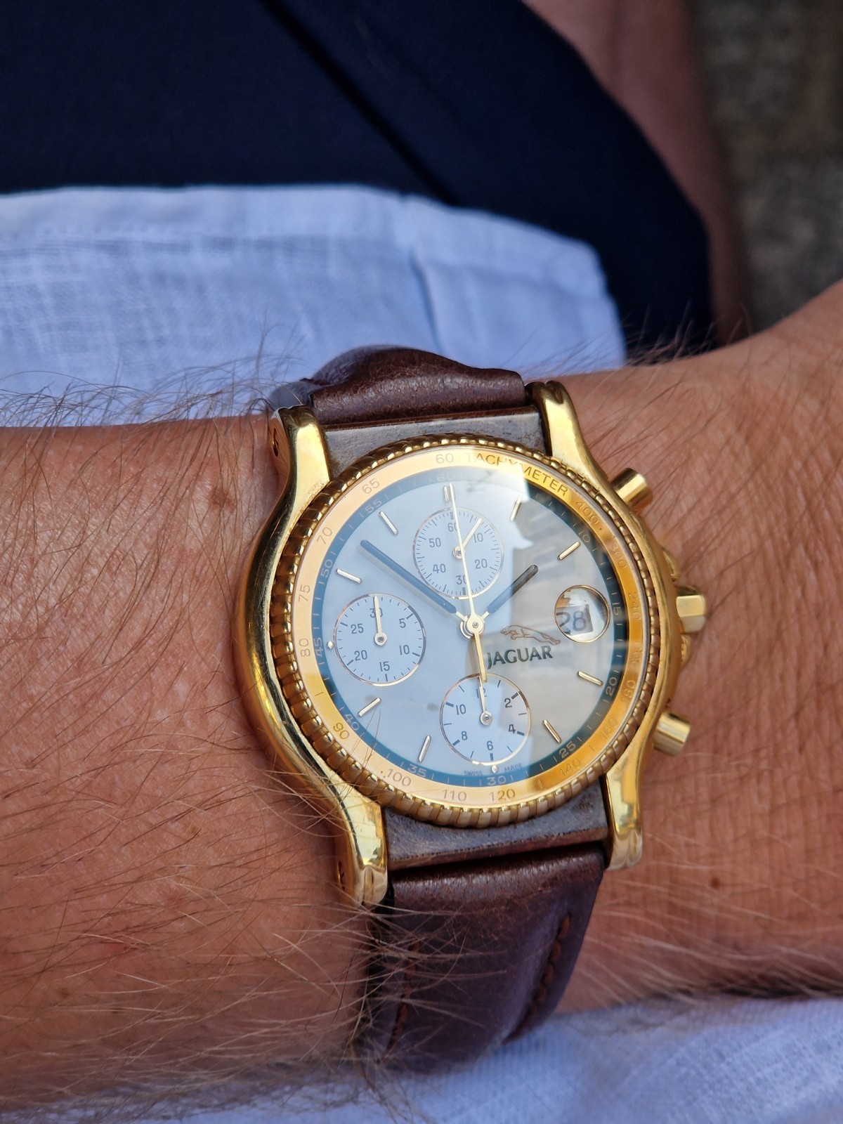 Jaguar Chronograph – Ref 4600 “XK” 18k Gold LIMITED EDITION – RARE