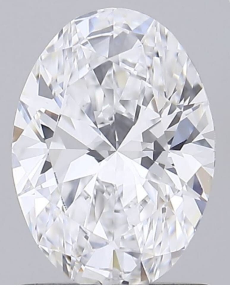 IGI Certified Lab Grown CVD Diamond 1.50 Carat Oval Shape E VVS2 jewelry stone