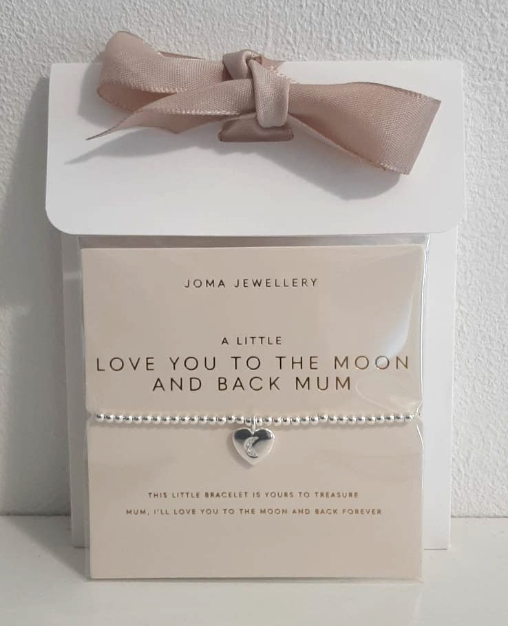 Joma Jewellery A Little ‘I Love You To The Moon And Back Mum’ Charm Bracelet