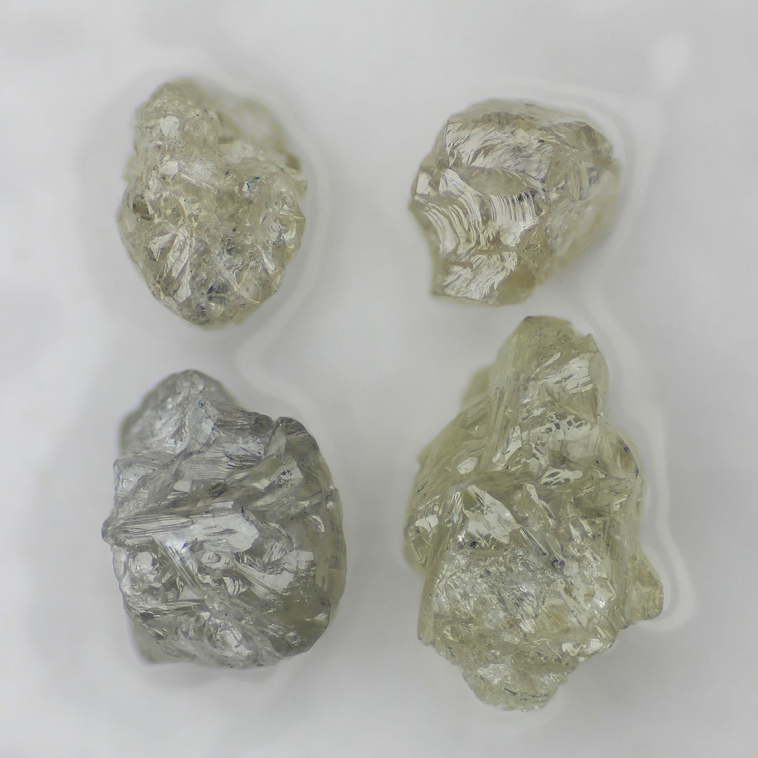 1.43 Ctw YELLOW MIX Natural Rough Loose Diamond Raw Diamond Uncut Real Lot