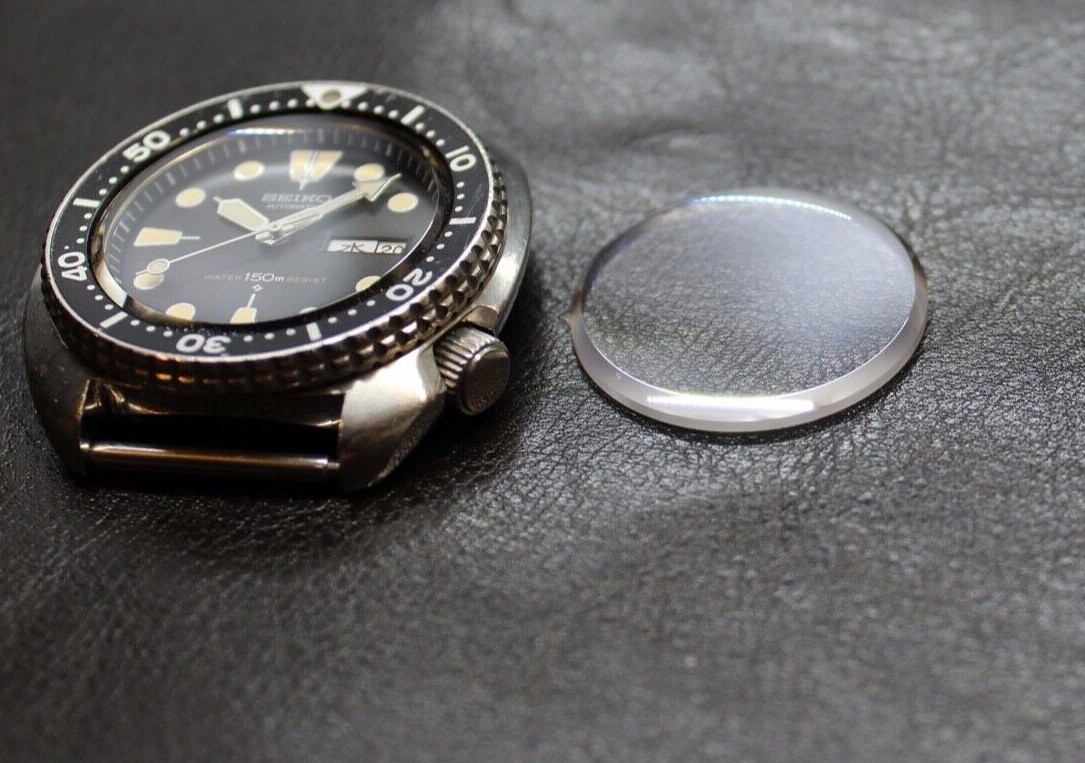Sapphire Blue AR 320w34ga Seiko diver 6309-7040 6309-7049 6306-7000 6306-7001
