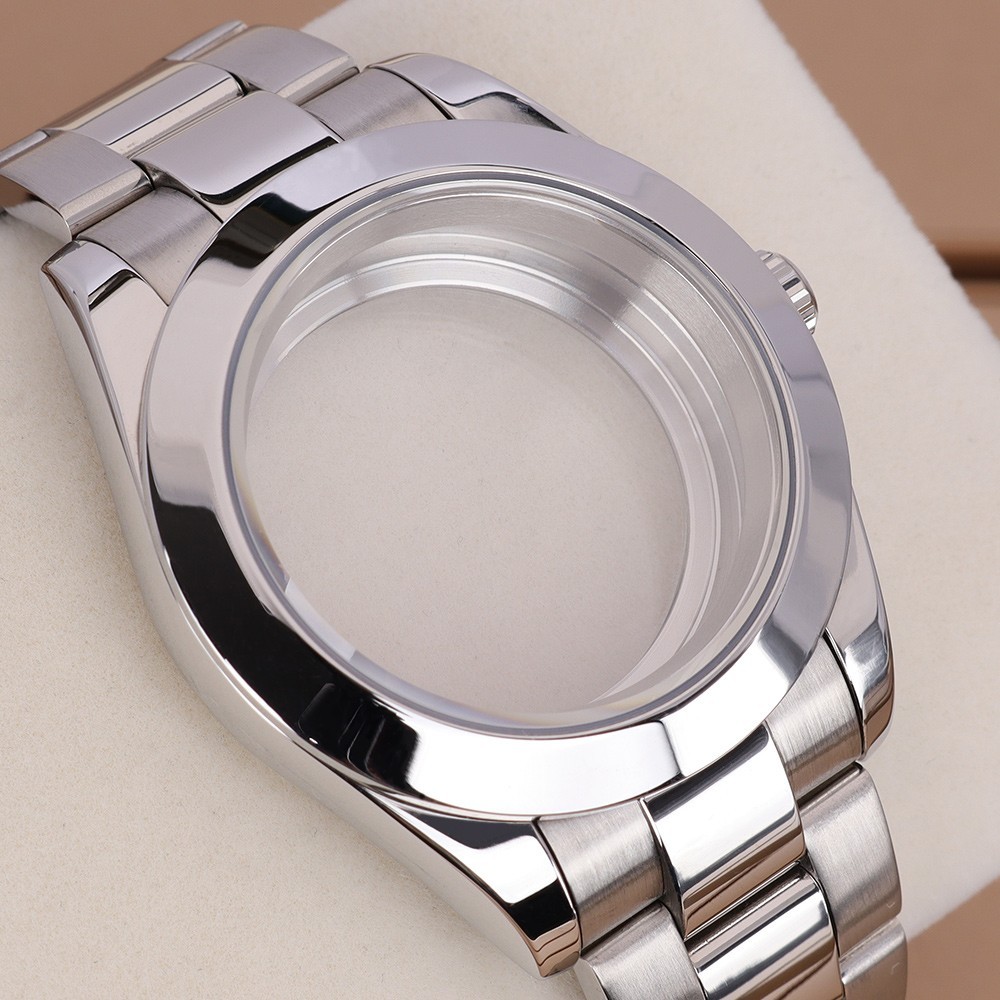 36mm/40mm NH35 Watch Case Strap Modify rolex mod Sapphire crystal For NH34 36 38