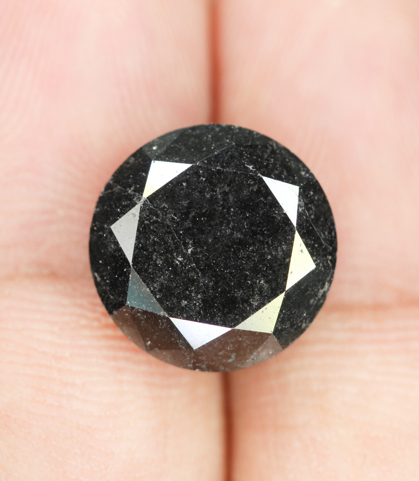 13.43 CT 14.2 MM Natural Loose Round Brilliant Cut Diamond For Ring