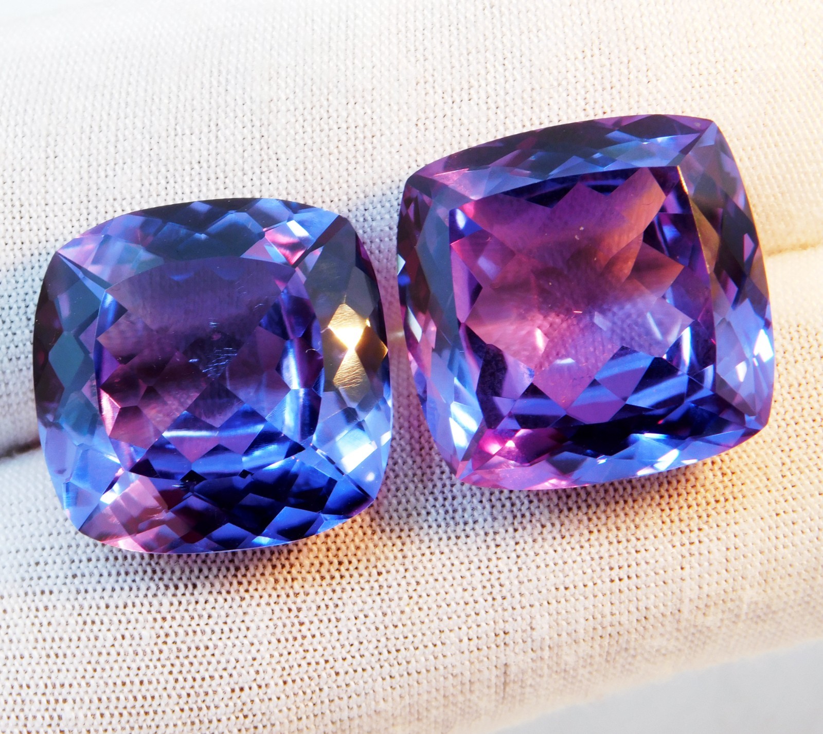 61.50 Ct Natural Color Change Alexandrite Radiant Certified Loose Gemstone Lot