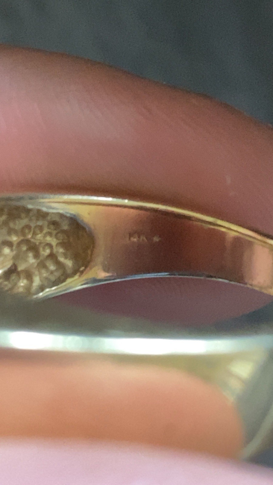 Custom Vintage 14kt Yellow Gold Cigar Ring 0.58cts Diamonds SIZE 15