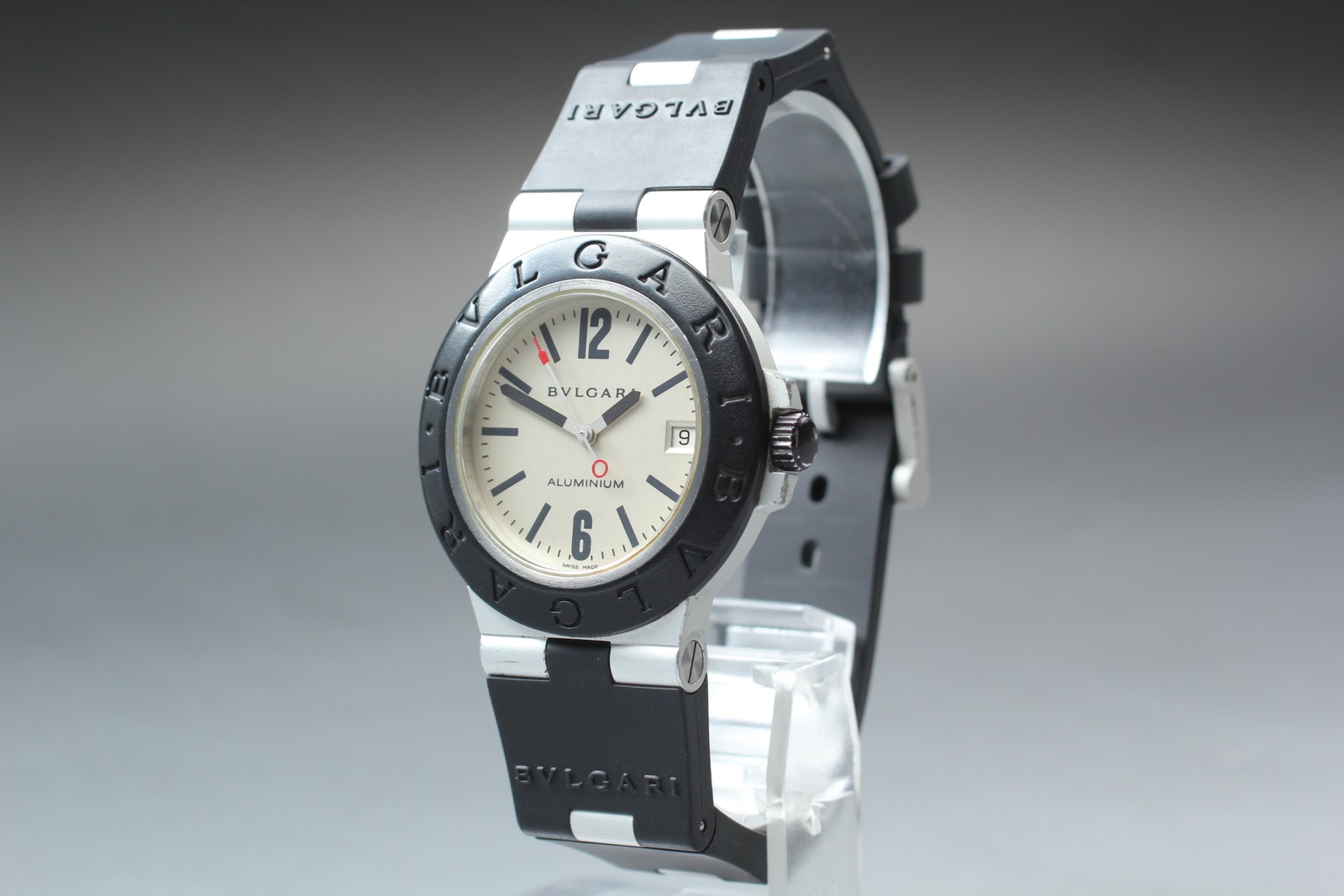 [Exc+5 w/ Case] Bvlgari Aluminium AL38A Automatic White Dial 38mm Men’s Watch