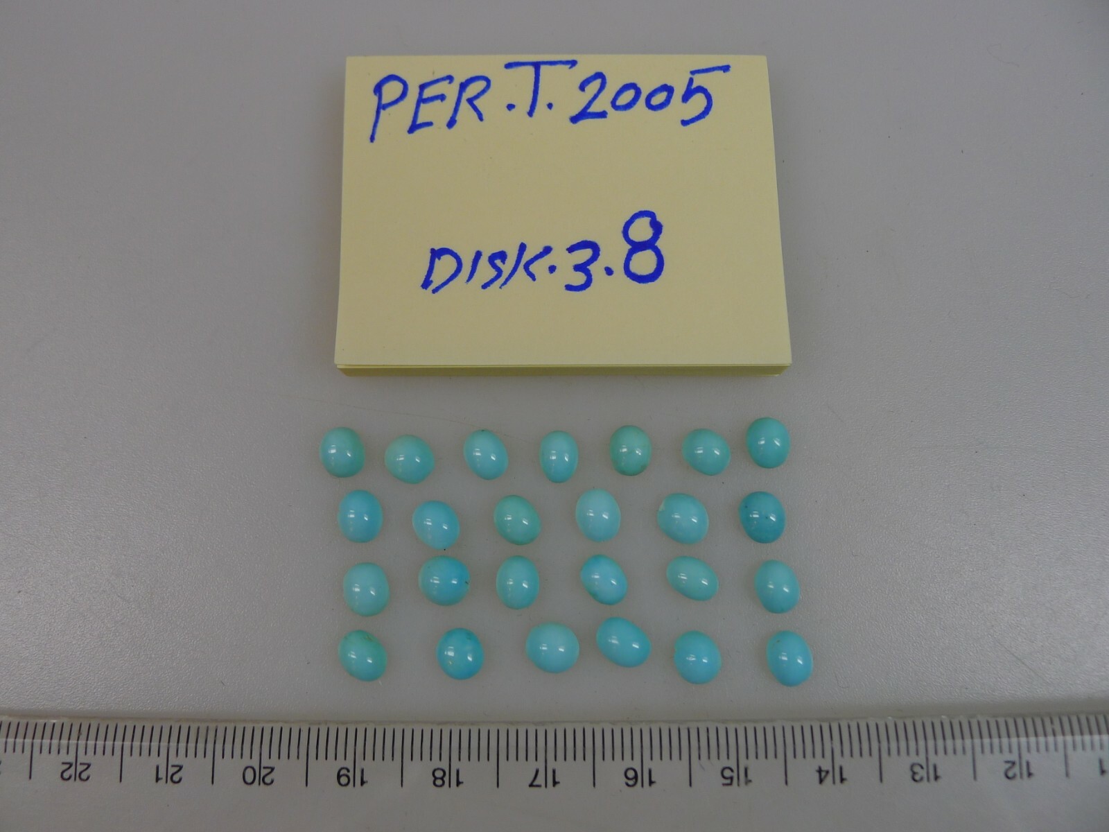 Persian Turquoise 100% Natural 25 Oval Cabochon 14.04 TCW