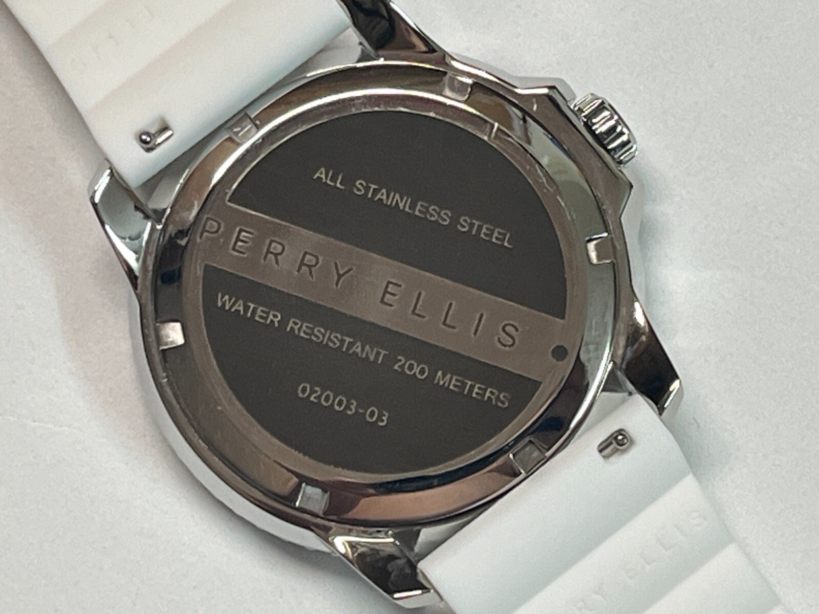 Perry Ellis 46mm Deep Diver Men’s Watch 200M WR Green Silver PEW02003-03 20ATM